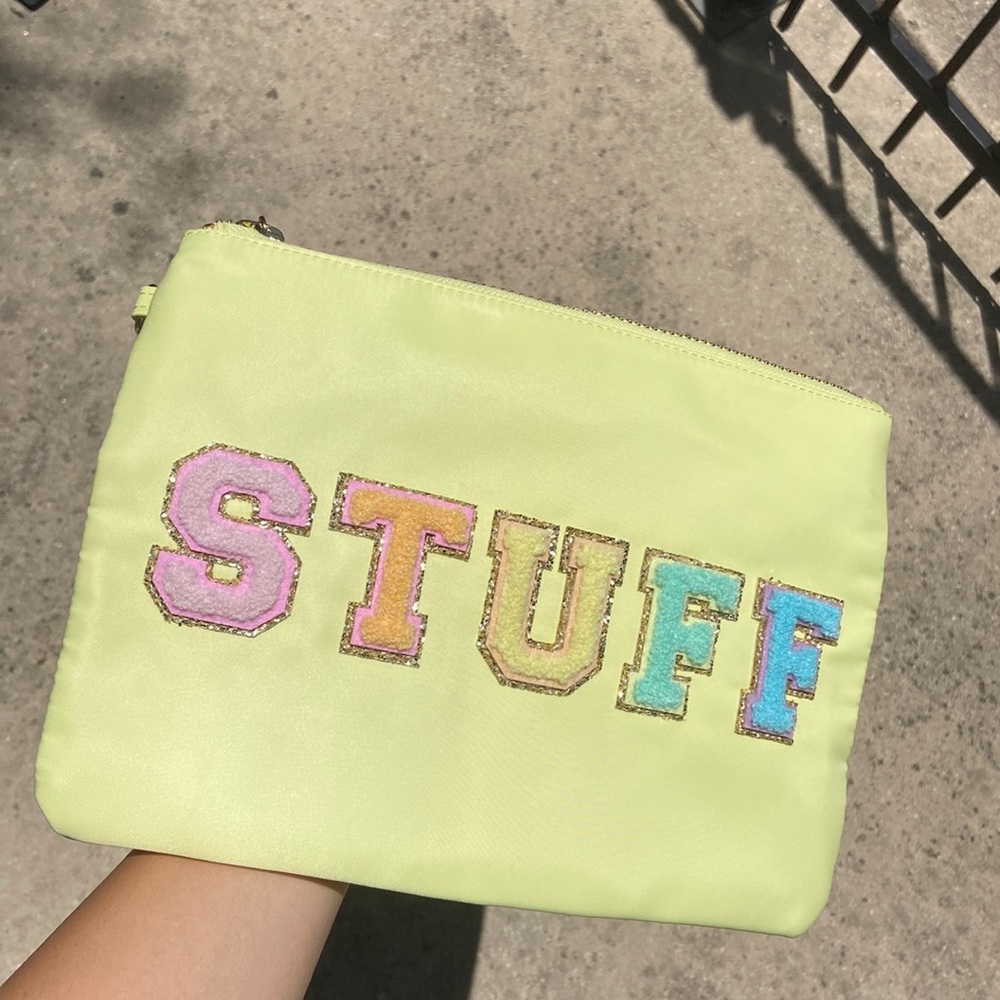 NWT Stoney clover lane x target STUFF patch flat pouch